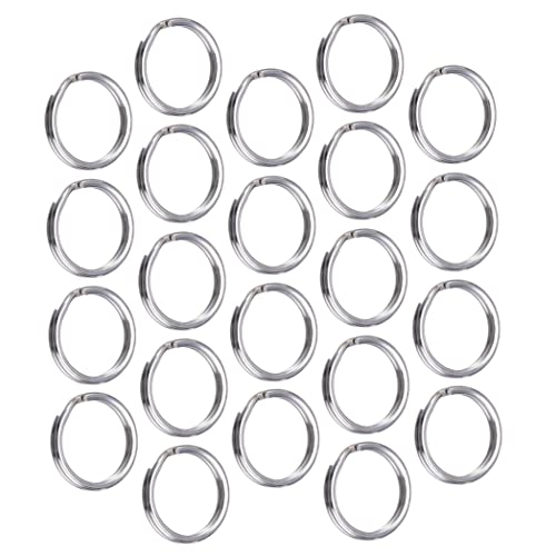 Sprungringe, 100 Pack kleine Key Ring Silber verteilte runde Metallspaltringe für Home Keys Organization und Craft Making 6mm Sprungringe, 100 Pack kleine Key Ring Silber verteilte runde Metallspaltringe für Home Keys Organization und Craft Making 6mm von Liummrcy