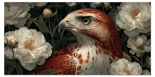 Malen Nach Zahlen Erwachsene Tier Malen Nach Zahlen Kinder ab 5 6 8 9 10 Adler Diy set Basteln Erwachsene Kreativ Bastelset Mädchen 7 Jahre Acrylfarben Cheerful Painting 35x70cm Ohne Rahmen u-4683 von Liutuedy