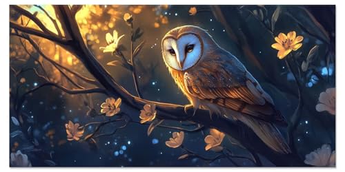 Malen Nach Zahlen Erwachsene Tier Malen Nach Zahlen Kinder ab 5 6 8 9 10 Eule Diy set Basteln Erwachsene Kreativ Bastelset Mädchen 7 Jahre Acrylfarben Cheerful Painting 60x120cm Ohne Rahmen u-4088 von Liutuedy
