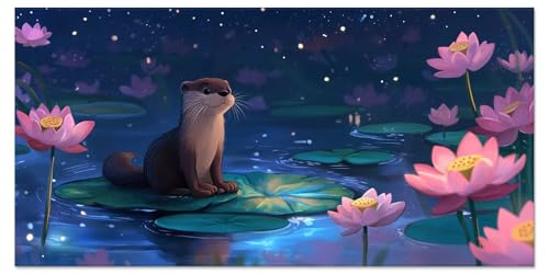 Malen Nach Zahlen Erwachsene Tier Malen Nach Zahlen Kinder ab 5 6 8 9 10 Otter Diy set Basteln Erwachsene Kreativ Bastelset Mädchen 7 Jahre Acrylfarben Cheerful Painting 100x200cm Ohne Rahmen u-4548 von Liutuedy