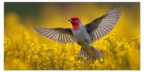 Malen Nach Zahlen Erwachsene Tier Malen Nach Zahlen Kinder ab 5 6 8 9 10 Vogel Diy set Basteln Erwachsene Kreativ Bastelset Mädchen 7 Jahre Acrylfarben Cheerful Painting 30x60cm Ohne Rahmen u-4418 von Liutuedy