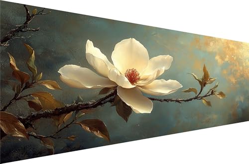 Diamond Painting Filialen Diamond Painting Erwachsene Groß Xxl Blumen 30x60cm,5D Diamant Malerei Strass Kristall Kreuzstich Stickerei,Mosaikherstellung Kunsthand Sets FüR Herbst Dekoration Q1-749 von Liuyqing