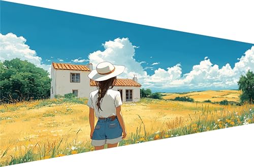 Diamond Painting MäDchen Diamond Painting Erwachsene Groß Xxl Feld 40x90cm,5D Diamant Malerei Strass Kristall Kreuzstich Stickerei,Mosaikherstellung Kunsthandwerk FüR Schlafzimmer Dekoration Q1-43 von Liuyqing