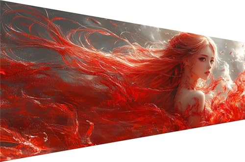 Diamond Painting MäDchen Diamond Painting Erwachsene Groß Xxl Flamme 30x60cm,5D Diamant Malerei Strass Kristall Kreuzstich Stickerei,Mosaikherstellung Kunsthandwerk FüR Schlafzimmer Dekoration Q1-791 von Liuyqing