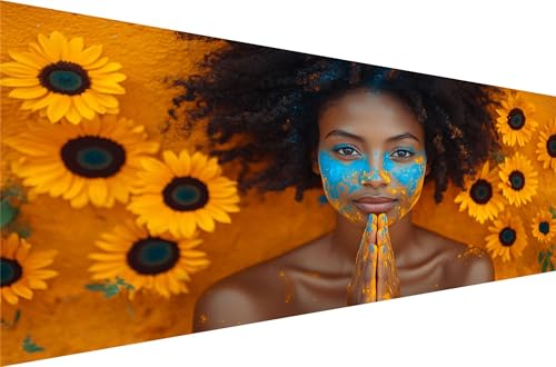 Diamond Painting Sonnenblume Diamond Painting Erwachsene Groß Xxl MäDchen 30x60cm,5D Diamant Malerei Strass Kristall Kreuzstich Stickerei,Mosaikherstellung Kunsthandwerk FüR Herbst Dekoration Q1-745 von Liuyqing