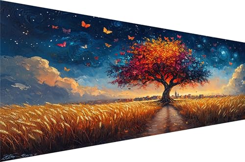 Diamond Painting Sternenhimmel Diamond Painting Erwachsene Groß Xxl Fantasie 30x60cm,5D Diamant Malerei Strass Kristall Kreuzstich Stickerei,Mosaik Kunsthandwerk Sets FüR Herbst Dekoration Q1-731 von Liuyqing