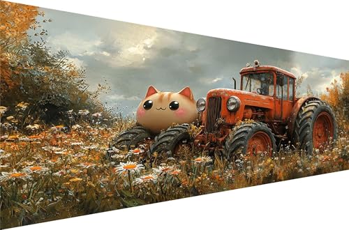 Diamond Painting SüßE Haustiere Diamond Painting Erwachsene Groß Xxl LäNdlich 30x60cm,5D Diamant Malerei Strass Kristall Kreuzstich Stickerei,Mosaik Kunsthandwerk Sets FüR Herbst Dekoration Q1-752 von Liuyqing