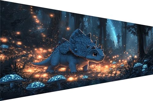 Diamond Painting Tier Diamond Painting Erwachsene Groß Xxl Pilz 90x180cm,5D Diamant Malerei Strass Kristall Kreuzstich Stickerei,Mosaikherstellung Kunsthandwerk Set FüR Schlafzimmer Dekoration Q1-49 von Liuyqing