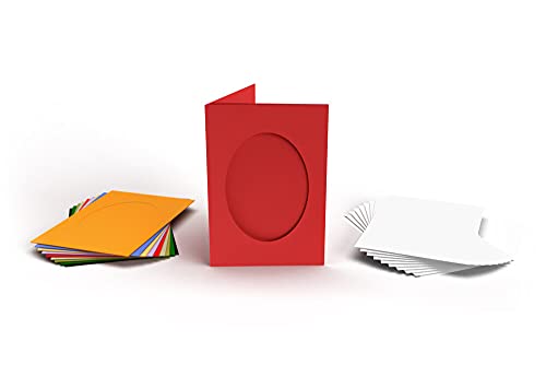 Aperture Cards - Make Your Own (Mini Oval Aperture Cards, sortiert, 2-fach gefaltet, 10) von LiveMoor