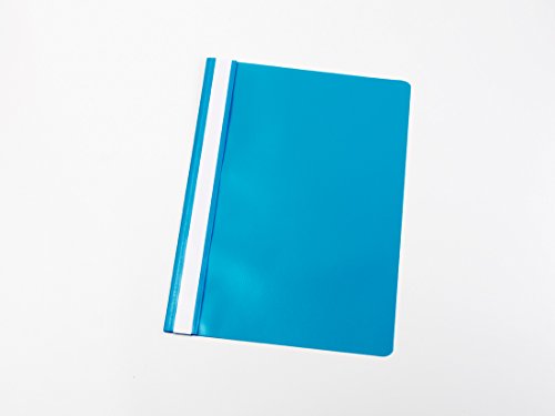 10 PVC Schnellhefter DIN A4 / Farbe: hellblau von Livepac-Office