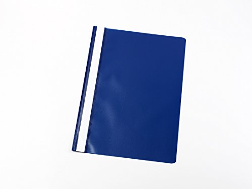 10 Schnellhefter DIN A4 / PP / Farbe: dunkel-blau von Livepac-Office