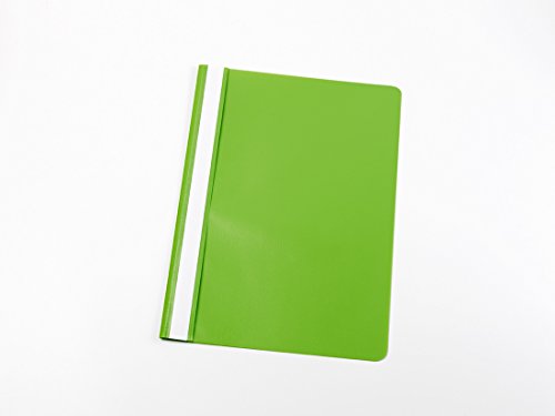 10 Schnellhefter DIN A4 / PP / Farbe: hell-grün von Livepac-Office