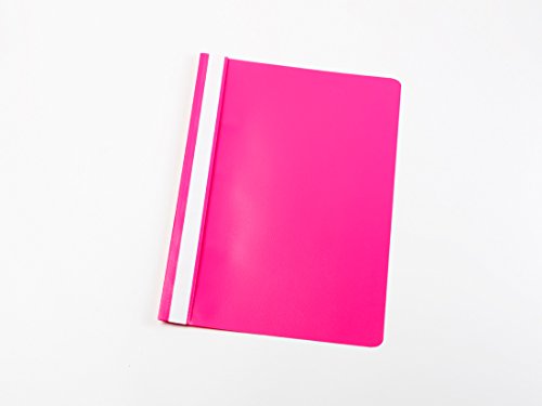 10 Schnellhefter DIN A4 / PP / Farbe: pink von Livepac-Office