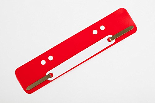 100 Heftstreifen PP / Farbe: rot 100 Heftstreifen PP / Farbe: rot von Livepac-Office