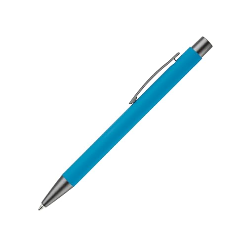 10x Kugelschreiber / aus Metall / mit Soft-Touch / Farbe: hellblau 10x Kugelschreiber / aus Metall / mit Soft-Touch / Farbe: hellblau von Livepac-Office