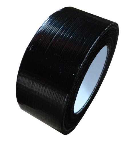 2 Rollen Klebeband Gewebeband Panzerband Panzertape 50m X 48mm schwarz von Livepac-Office