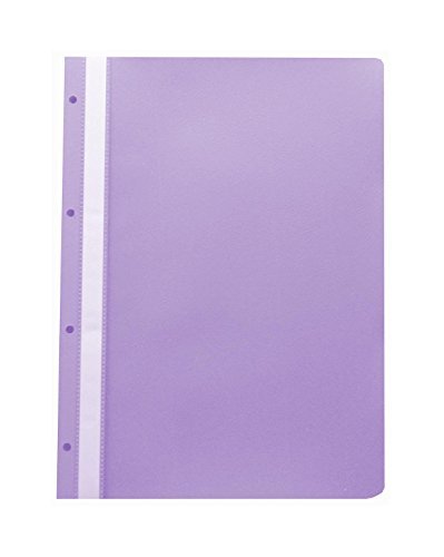 20 Ablage-Schnellhefter / Archiv-Hefter mit Lochung zum Abheften /Farbe: violett von Livepac-Office