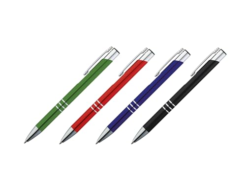 20 Kugelschreiber / Schreibfarbe = Kugelschreiberfarbe / grün,blau,rot,schwarz von Livepac-Office
