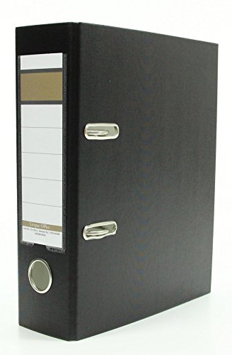 3x Ordner / DIN A5 / 75mm / Farbe: schwarz von Livepac Office
