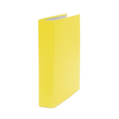 4x Ringbuch / DIN A5 / 4-Ring Ordner / Farbe: gelb von Livepac Office