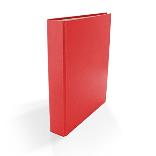 5x Ringbuch / DIN A5 / 2-Ring Ordner / Farbe: rot von Livepac-Office