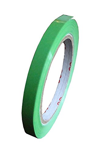 6x PVC Klebeband / 66m x 9mm / leise abrollend / Farbe: grün von Livepac Office