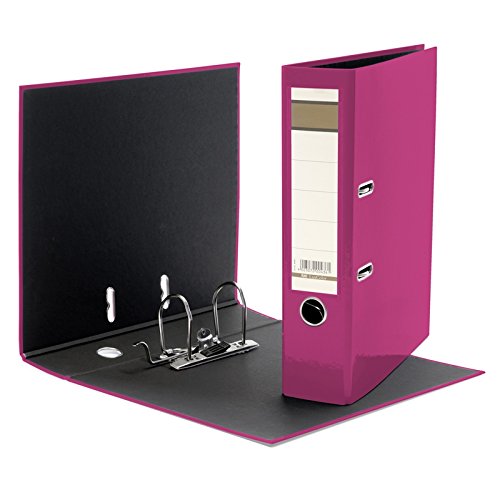Aktenordner / DIN A4 / 75mm breit / Farbe: pink von Livepac-Office