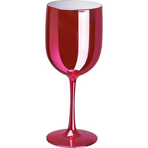 Hochglänzender Trinkkelch / aus Kunststoff / 460 ml / Farbe: pink von Livepac-Office