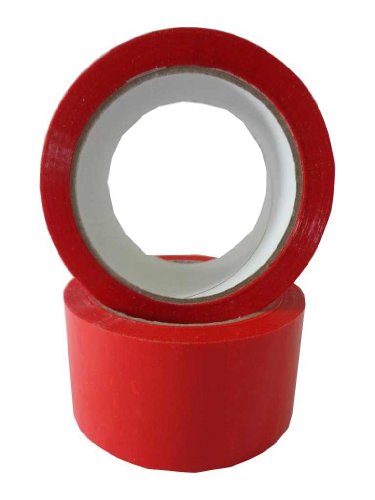 Klebeband Paketband Packband 66m X 48mm rot von Livepac-Office