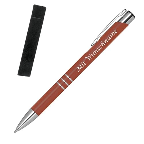 Kugelschreiber mit Gravur / aus Metall mit Velouretui / Farbe: kupfer Kugelschreiber mit Gravur / aus Metall mit Velouretui / Farbe: kupfer von Livepac-Office