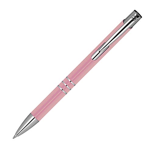 Livepac-Office 10 Kugelschreiber aus Metall mit beidseitige Namensgravur - Farbe: rose' von Livepac-Office