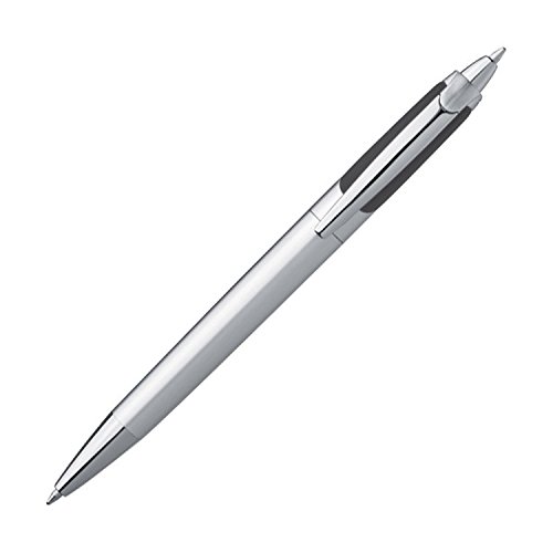 Livepac-Office 10 Kugelschreiber mit Namensgravur - 2 Schreibfarben - Farbe: silber-schwarz Livepac-Office 10 Kugelschreiber mit Namensgravur - 2 Schreibfarben - Farbe: silber-schwarz von Livepac-Office