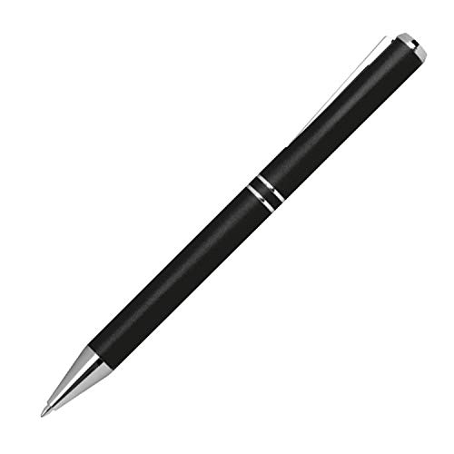 Livepac-Office 10 Metall-Kugelschreiber mit Namensgravur - mit speziellem Clip - Farbe: schwarz von Livepac-Office