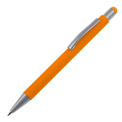 Livepac-Office 10 Touchpen Kugelschreiber mit Namensgravur - aus Metall - Farbe: orange Livepac-Office 10 Touchpen Kugelschreiber mit Namensgravur - aus Metall - Farbe: orange von Livepac-Office