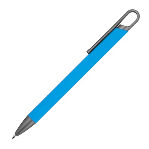 Livepac-Office 10x Gummierter Soft Touch Gel Kugelschreiber aus Metall/Farbe: hellblau Livepac-Office 10x Gummierter Soft Touch Gel Kugelschreiber aus Metall/Farbe: hellblau von Livepac-Office