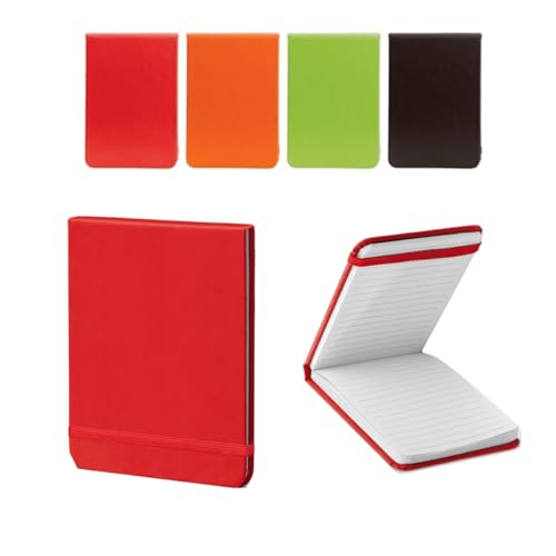 Livepac-Office 4x Reporter Notizbuch/DIN A6 / 160 S. / liniert/PU Hardcover / 4 Farben von Livepac-Office