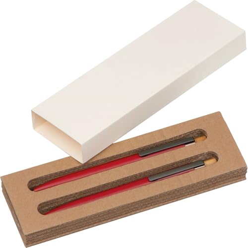 Livepac-Office Schreibset mit Kugelschreiber und Druckbleistift aus Metall/Farbe: rot Livepac-Office Schreibset mit Kugelschreiber und Druckbleistift aus Metall/Farbe: rot von Livepac-Office