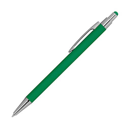 Livepac-Office Touchpen Kugelschreiber aus Metall mit Namensgravur - gummiert - Farbe: grün Livepac-Office Touchpen Kugelschreiber aus Metall mit Namensgravur - gummiert - Farbe: grün von Livepac-Office