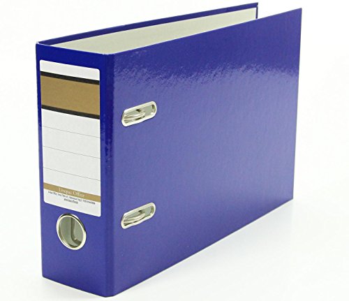 Ordner / A5 quer / 75mm breit / Farbe: blau von Livepac Office