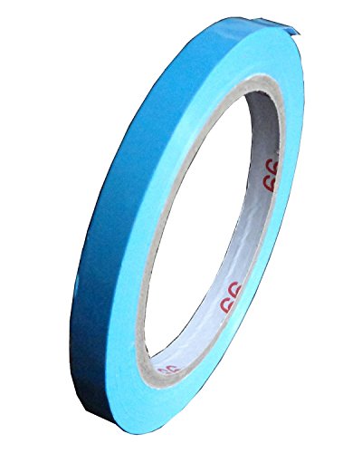 PVC Klebeband / 66m x 9mm / leise abrollend / Farbe: blau von Livepac Office