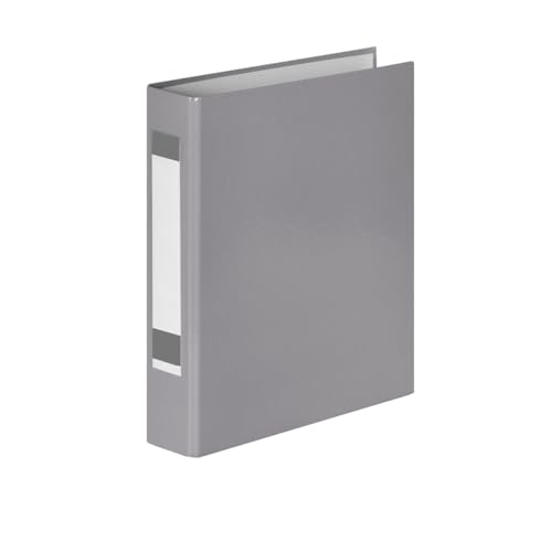 Ringbuch mit Rückenschild / DIN A5 / 2-Ringmechanik / Farbe: grau Ringbuch mit Rückenschild / DIN A5 / 2-Ringmechanik / Farbe: grau von Livepac-Office