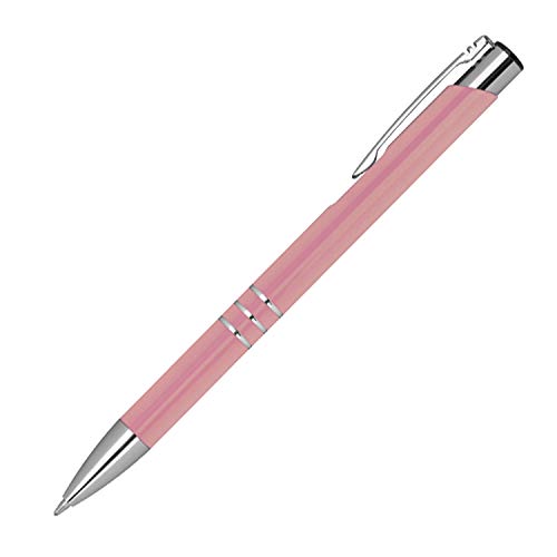 Kugelschreiber aus Metall / Farbe: rose' von LivepacOffice