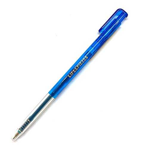 Life & Pieces Kugelschreiber/Fineliner 0,38mm (verschiedene Tintenfarben) (Hellblau) von Liveworks