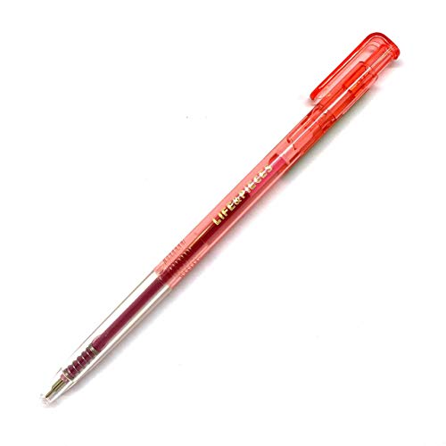 Life & Pieces Kugelschreiber/Fineliner 0,38mm (verschiedene Tintenfarben) (Rosa) von Liveworks