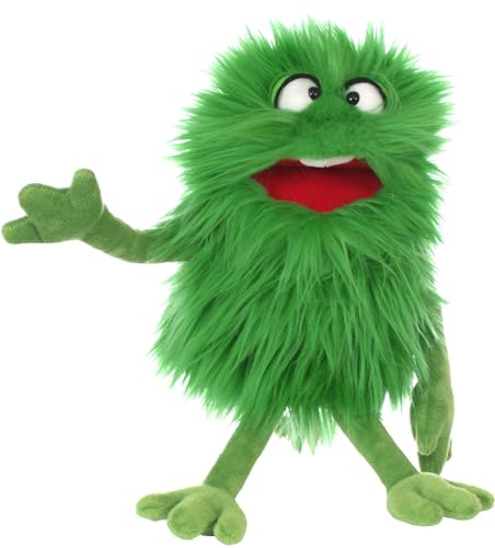 Living Puppets Monster to Go Schlick Handspielpuppe, aus weichem Plüschstoff, Größe: 35cm, W763, grün Living Puppets Monster to Go Schlick Handspielpuppe, aus weichem Plüschstoff, Größe: 35cm, W763, grün von Living Puppets