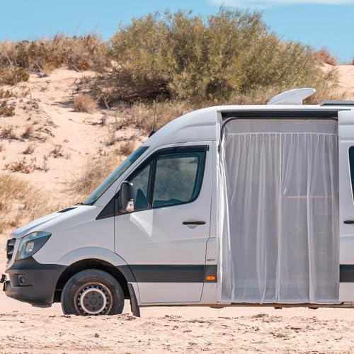 Living in a Bubble Van Bug Screen für Mercedes Metris, Ford Transit Connect und andere Wohnmobile, Universalgröße, Schiebetür, Fliegengitter, Moskitonetz, mittiger Magnetverschluss Living in a Bubble Van Bug Screen für Mercedes Metris, Ford Transit Connect und andere Wohnmobile, Universalgröße, Schiebetür, Fliegengitter, Moskitonetz, mittiger Magnetverschluss von Living in a Bubble