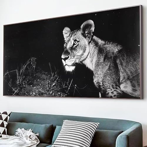 5D Tier Diamond Painting XXL 100x220cm, Diamond Painting Erwachsene Kinder Bilder Löwe Mosaikherstellung, DIY Runder Vollbohrer Diamanten Malerei Stickerei Kreuzstich Set für Home Wand Dekor XJ-679 5D Tier Diamond Painting XXL 100x220cm, Diamond Painting Erwachsene Kinder Bilder Löwe Mosaikherstellung, DIY Runder Vollbohrer Diamanten Malerei Stickerei Kreuzstich Set für Home Wand Dekor XJ-679 von Lixfagng