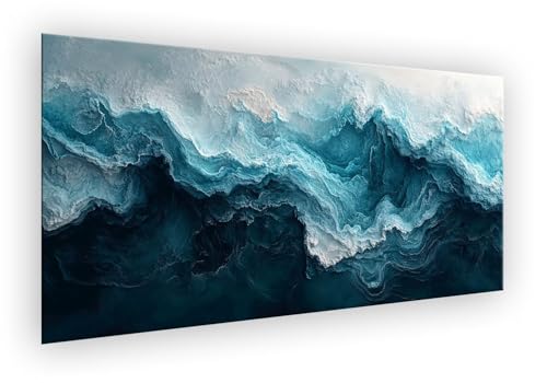 Abstrakt Malen Nach Zahlen Erwachsene, Meer Malen Nach Zahlen 90x180cm Paint by Numbers DIY Handgemalt Ölgemälde Mit Pinseln und Acrylfarbe Kit für Wanddeko, Geschenke für Frauen Ohne Rahmen XD-476 von Lixfagng