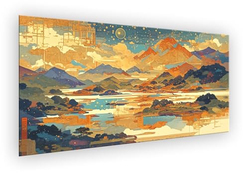 Landschaft Malen Nach Zahlen Erwachsene, Berg Malen Nach Zahlen 70x140cm Paint by Numbers DIY Handgemalt Ölgemälde Mit Pinseln und Acrylfarbe Kit für Wanddeko, Geschenke für Frauen Ohne Rahmen XD-426 Landschaft Malen Nach Zahlen Erwachsene, Berg Malen Nach Zahlen 70x140cm Paint by Numbers DIY Handgemalt Ölgemälde Mit Pinseln und Acrylfarbe Kit für Wanddeko, Geschenke für Frauen Ohne Rahmen XD-426 von Lixfagng