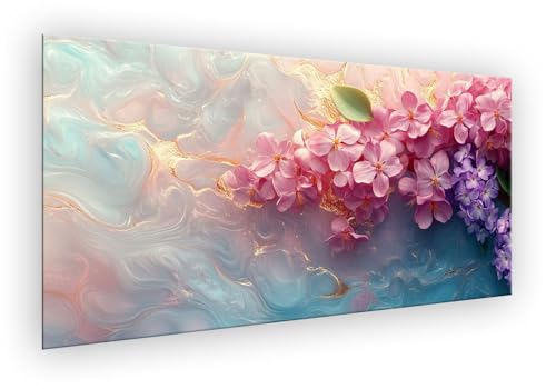 Landschaft Malen Nach Zahlen Erwachsene, Pfirsichblüte Malen Nach Zahlen, DIY Paint by Numbers Handgemalt Ölgemälde Kit Mit Pinseln und Acrylfarbe für Geschenk Wanddeko Ohne Rahmen 70x140cm XD-893 von Lixfagng